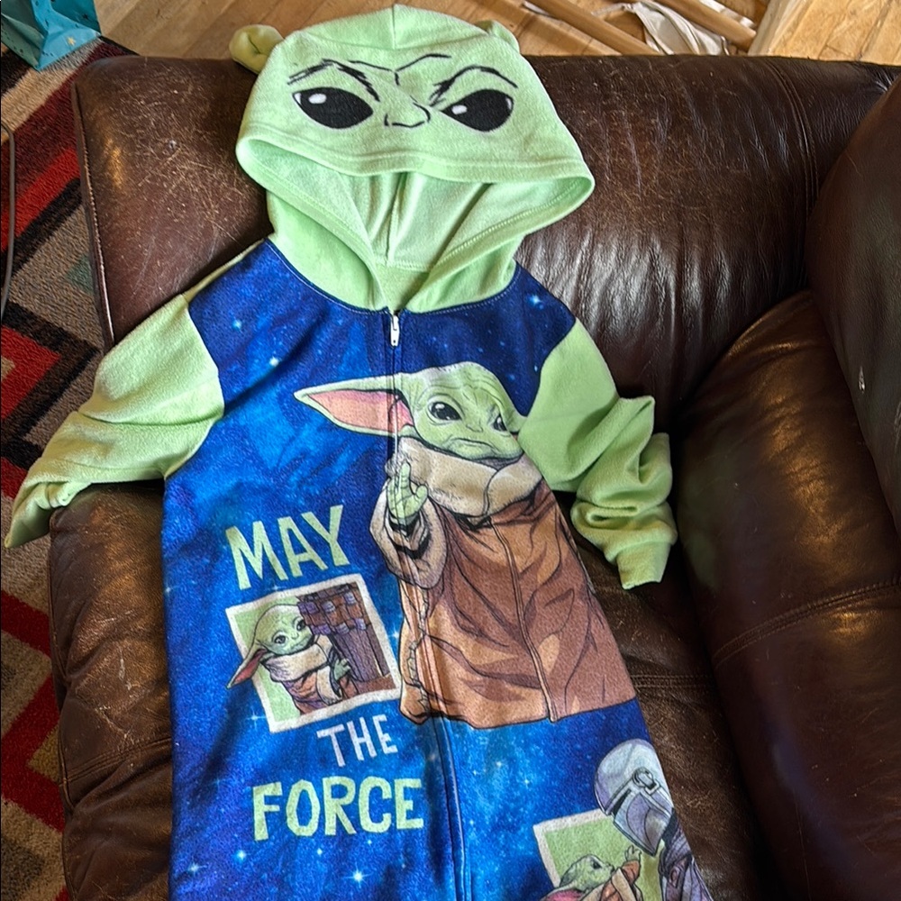 Star Wars Baby Yoda Bodysuit - Green and Blue